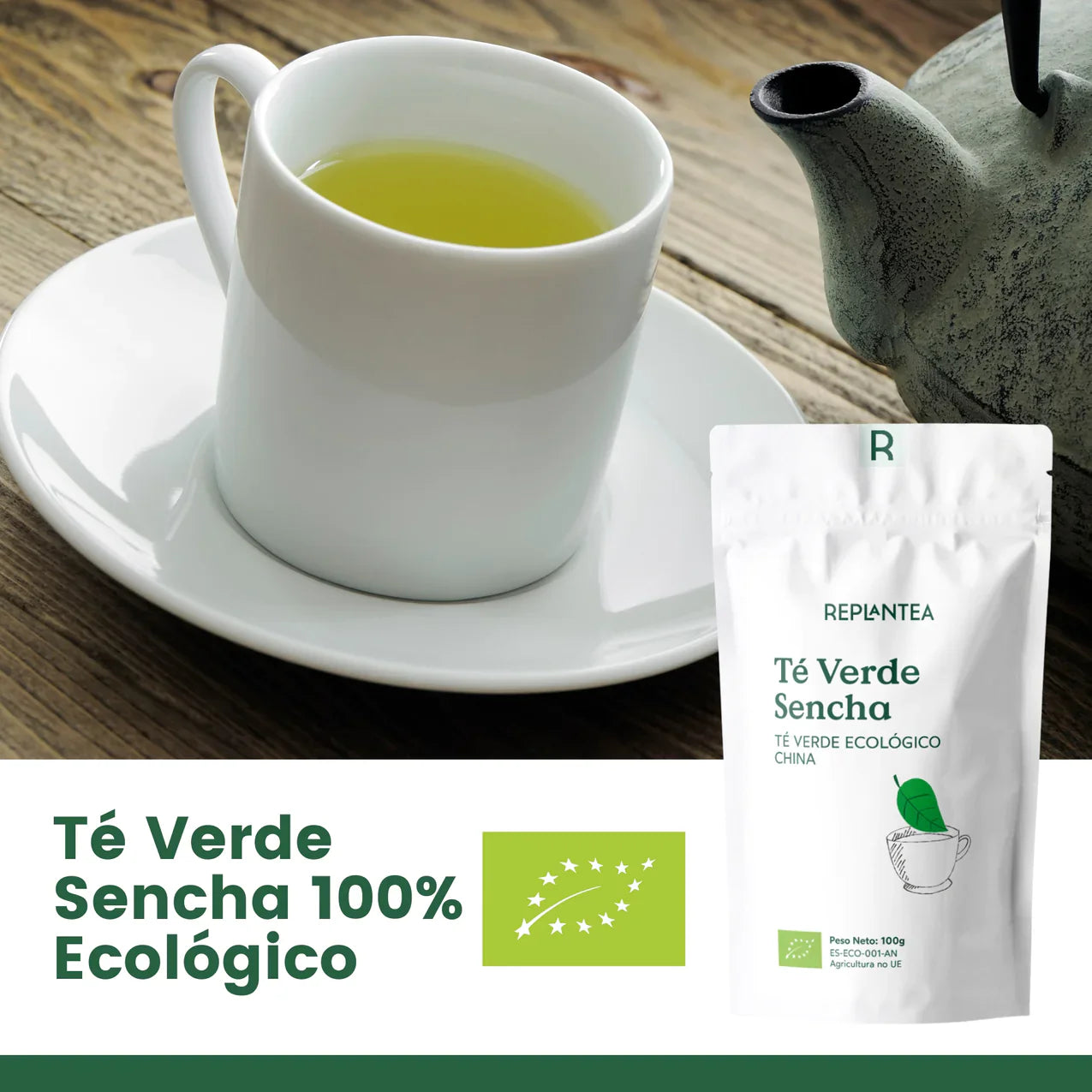 Té Verde Sencha Ecológico 100g