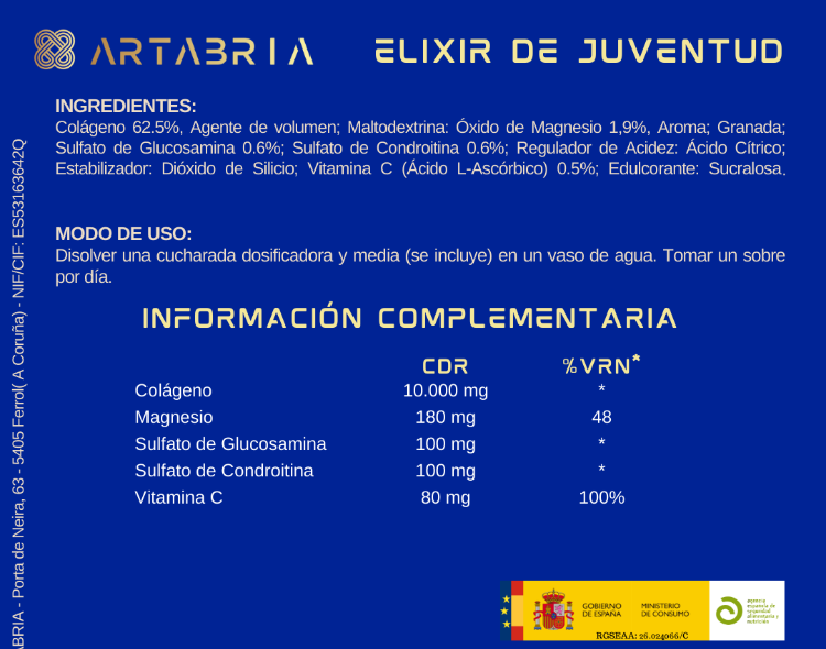 ELIXIR DE JUVENTUD - COLÁGENO ENRIQUECIDO