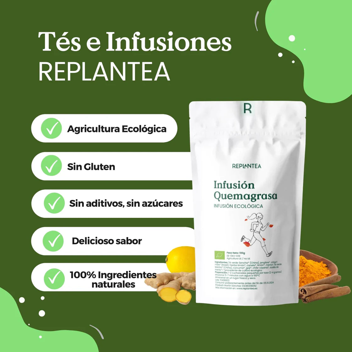 Infusión Quemagrasa Ecológica 100g