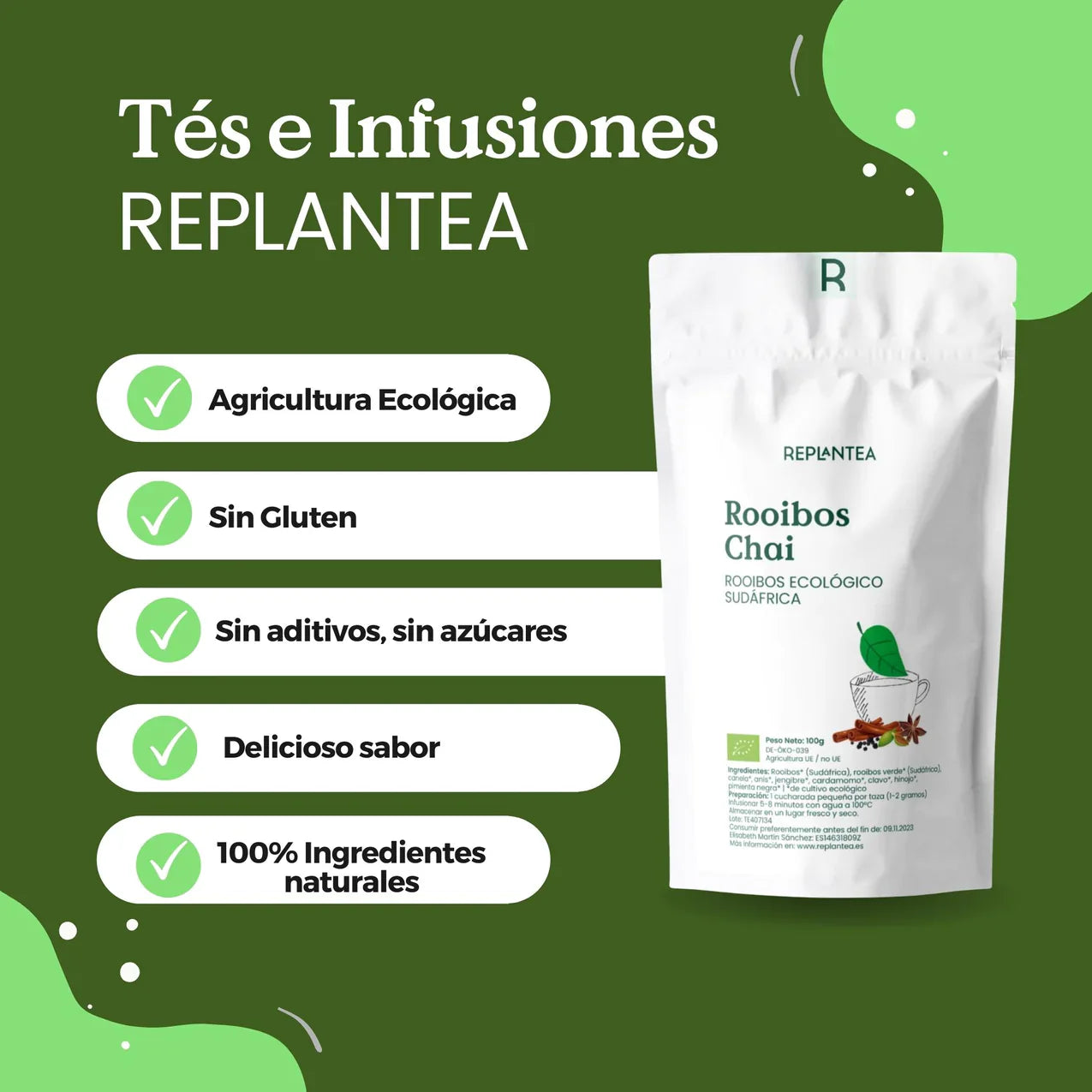 Rooibos Chai Ecológico 100g
