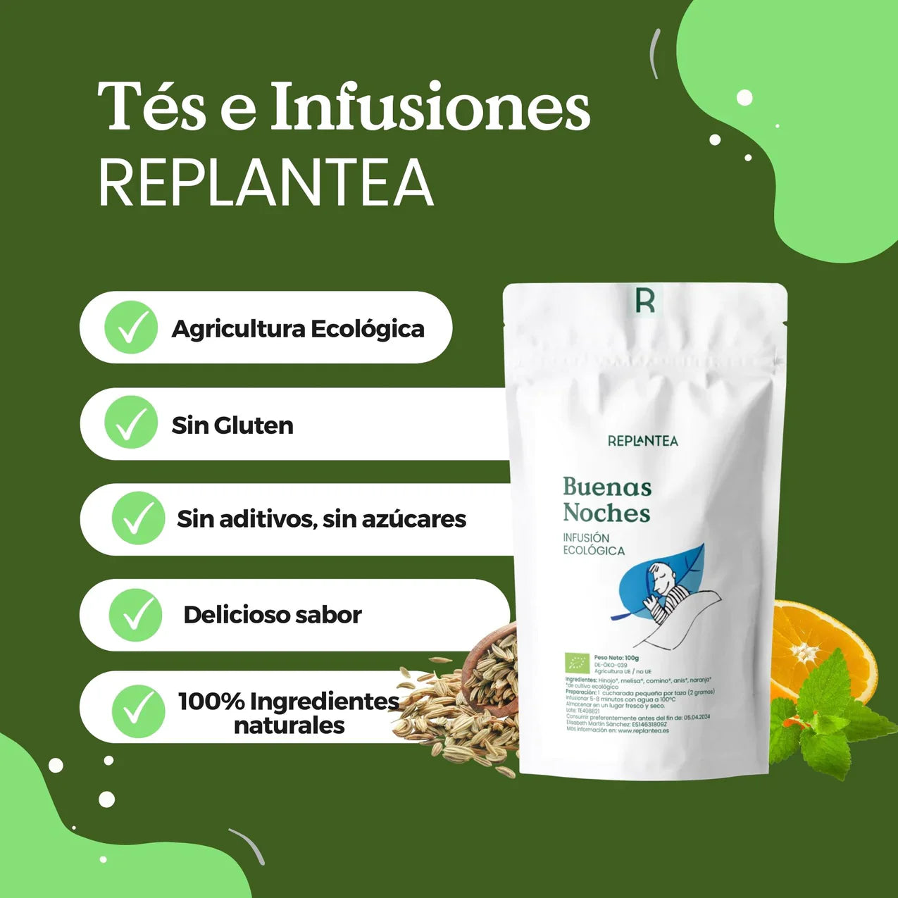 Infusión Buenas Noches Ecológica 100g