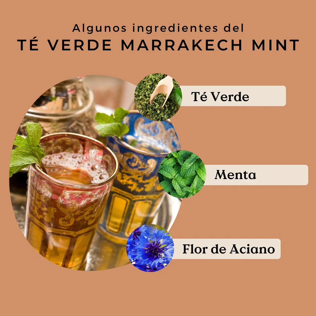 Té Verde Marrakech Mint Ecológico 90g