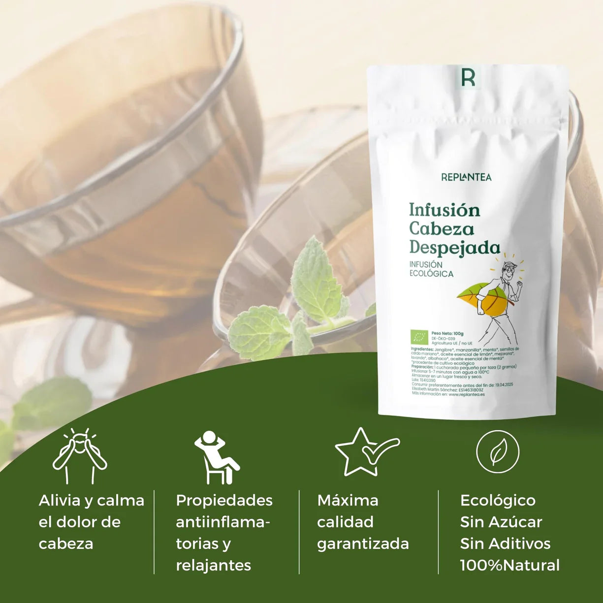 Infusión Cabeza Despejada Ecológica 100g